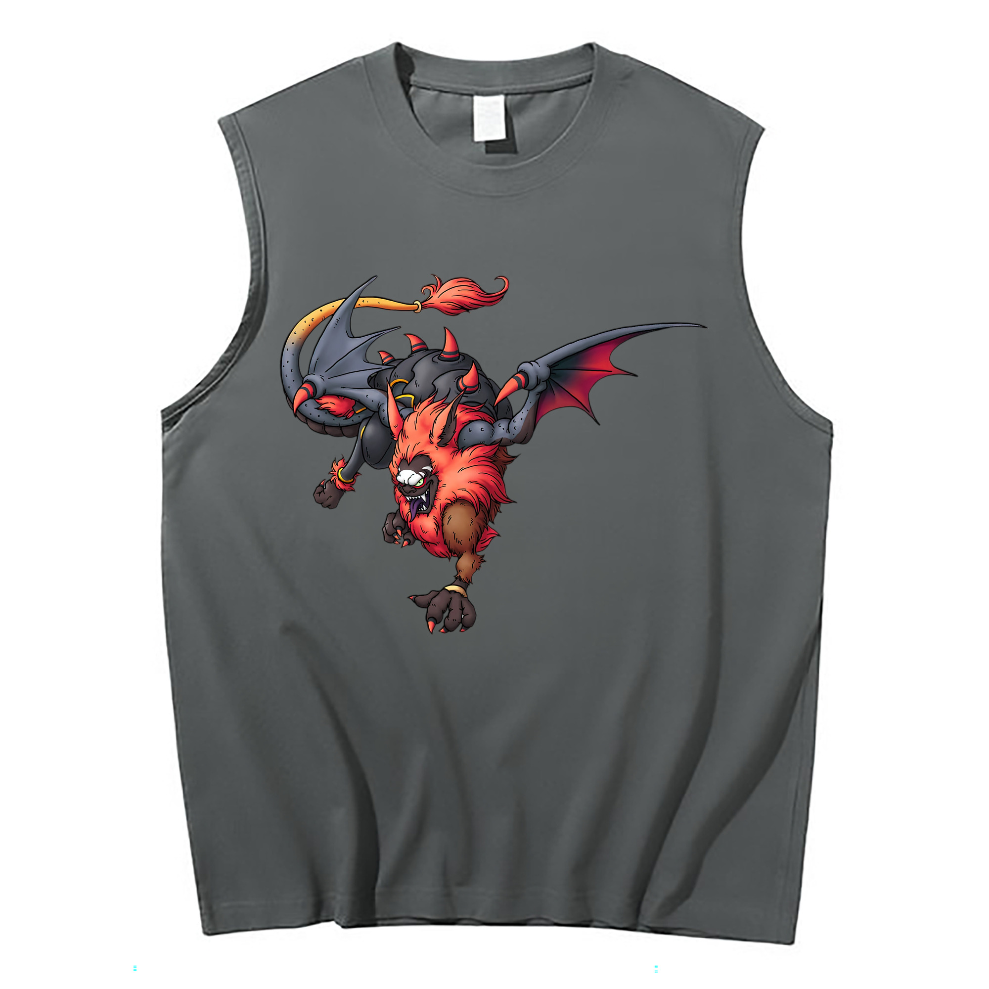 （画像用） ドラゴンクエスト Doragon Kuesuto Dragon Quest コットン100％タンクトップ（フロントプリント）